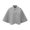 Gray, variant on Womens Jackets and Coats Minimalist Poncho Wrap Turn Down Collar Asymmetrical Button Closure Elegant Shawl for Spring Fall Daily Commute Office Workwear