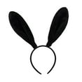 thumbnail image 4 of Bunny Ears Diadema Cosplay Hair Hoop Headpiece Party Supply Lovely Animal Ears Hairband Headwear para celebración Juego de rol de Pascua , negro Salvador Sombreros, 4 of 9