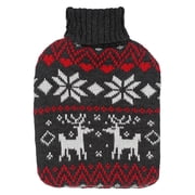 Christmas Decorations Knit Warm Hand Hot Water Bottle Cover Christmas Gifts