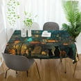 thumbnail image 4 of DEIARA Halloween Party Night Square Tablecloth 60×90in Polyester Fabric Tablecloth Washable Dust Resistant Wrinkle Resistant, 4 of 9