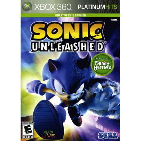 Sonic Unleashed, SEGA, XBOX 360, 00010086680294 (Best Xbox 360 Games For Kids)