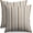 Brown Striped, variant on Orange Striped Lumbar Pillow Covers 12x20 Set of 2 Fall Modern Stripes Textured Print Rectangle Decorative Throw Pillow Cases Outdoor Boho Farmhouse Decoration for Sofa Couch Bed