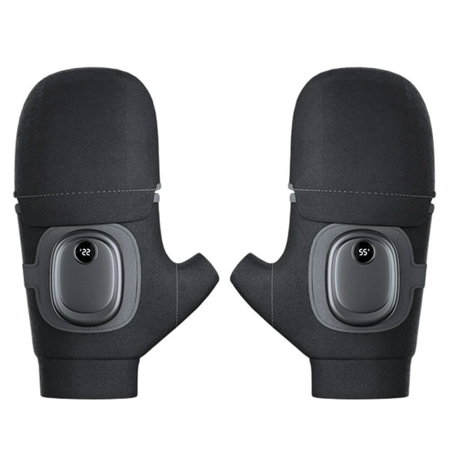 Upgraded Rechargeable Fingerless Hand Warmer Heating for Work Cycling Skiing Motorcycle Camping Hiking Outdoor Activities