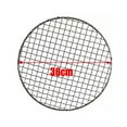 thumbnail image 2 of ToppiJoy 38cm Round Thickened Stainless Steel Grill Net, Nonstick Grill Mesh Barbecue Net, Good Hardness Barbecue Grill Grid for Barbecue,Outdoor Camping, Hiking, Picnic, 2 of 4