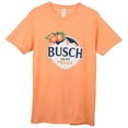 thumbnail image 2 of Busch Light Peach Logo Orange Colorway T-Shirt-Large, 2 of 3