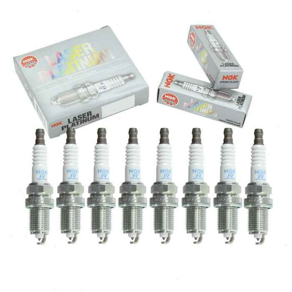 8 pc NGK Laser Platinum Spark Plugs compatible with Lexus GX470 4.7L V8 2003-2009