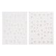 thumbnail image 1 of Ofertas Únicas 2 Pcs Calcomanías de Arte de Uñas con Patrón Floral Autoadhesivas Blancas, 1 of 1