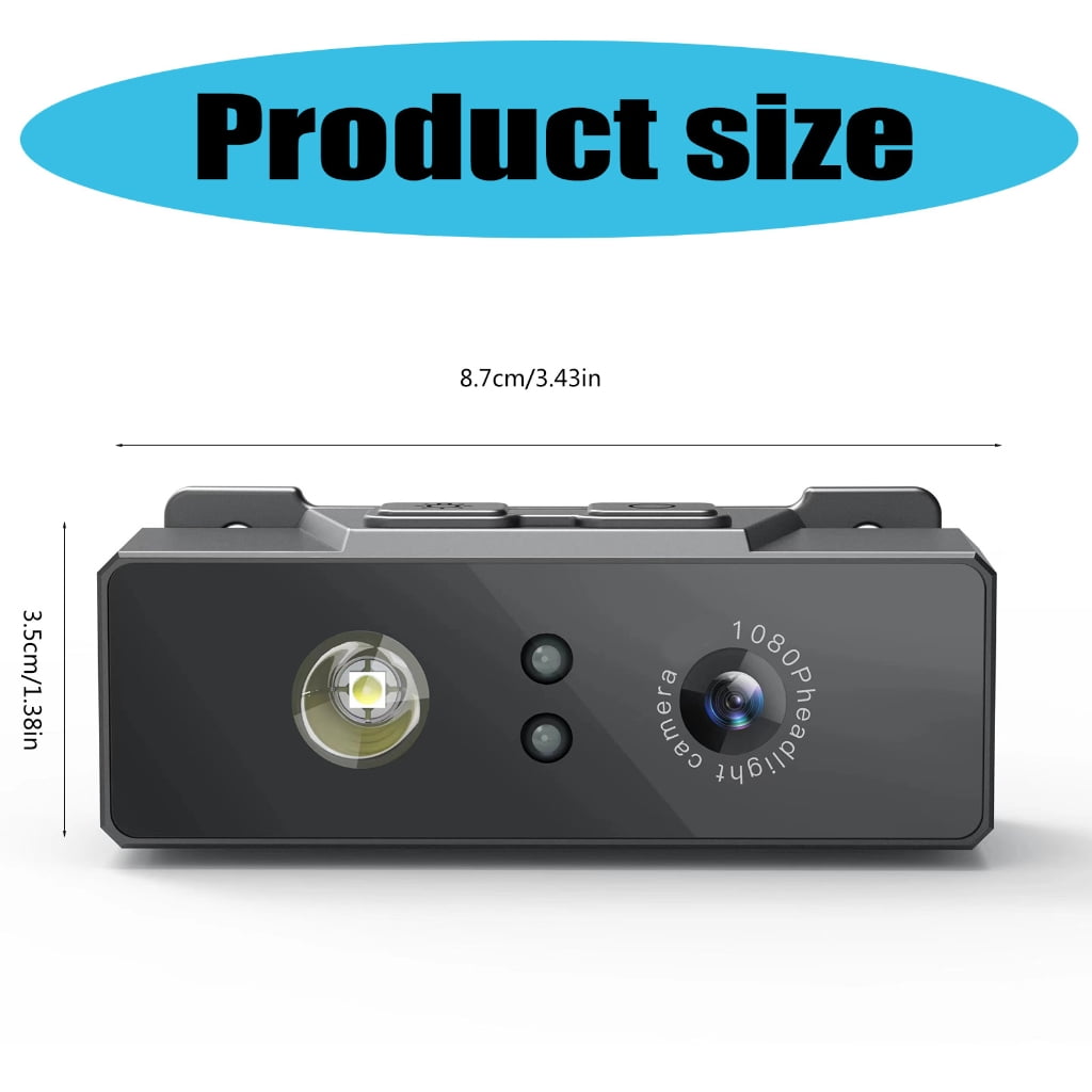 Rechargeable Headlamp Camera for Extended Use in Various Environment Recorder