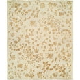 thumbnail image 2 of K2 Floor Style Carol Bolton Alabaster Leaf Hand Made Wool Area Rug, 2 of 2