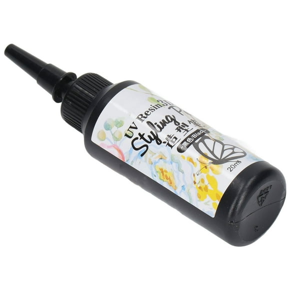 Stylo de Coiffage en Résine, Forme de Stylo Unique 20 ml, Contour DIY, Ligne en Résine, Polymérisation Rapide, Doublure en Résine 3D pour