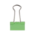 thumbnail image 3 of JAM Paper Binder Clips, Small, 3/4 inch (19 mm), Green, 10/Pack, 3 of 6