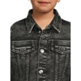 thumbnail image 4 of Wonder Nation Baby and Toddler Boy Denim Jacket, Sizes 12M - 5T, 4 of 5