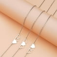 thumbnail image 4 of 3 Pcs Heart-shaped Short Necklaces Best Friend Necklace Sister Necklace Matching Heart Pendants Jewelry Birthday Gifts, 4 of 7
