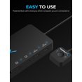 thumbnail image 4 of Conmutador KVM SABRENT USB-C para 1 PC y 2 pantallas, 60 W PD, 4 of 7