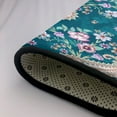 thumbnail image 5 of Area Rugs For Living Room Decor - Floral Paisley Pattern Green Soft Anti Slip Throw Washable Rugs 5x7 For Bedroom, Indoor Carpet For Bedroom Living Room 80x58In, 5 of 7
