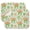 Green Frog, variant on 2pcs Tribal Folk Style Drying Mat Colorful Vintage Floral Absorbent Microfiber Pad, 3-Layer Thick & Reusable for Dishes, Heat Protection, Compact Foldable Design