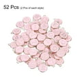 thumbnail image 3 of Alphabet A-Z Enamel Letter Charm Jewelry Charm Enamel Initial Charm Silver Pink Pendant Charm, 52 Pack, 3 of 6