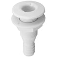 thumbnail image 3 of Boat Thru Hull Fitting, ABS Straight Marine Hose Connection  For Replacement White, 3 of 8
