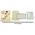 thumbnail image 2 of Recipe Card Plastic Sleeve Protectors for Recipe Card Cookbooks from Meadowsweet Kitchens, 2 of 3