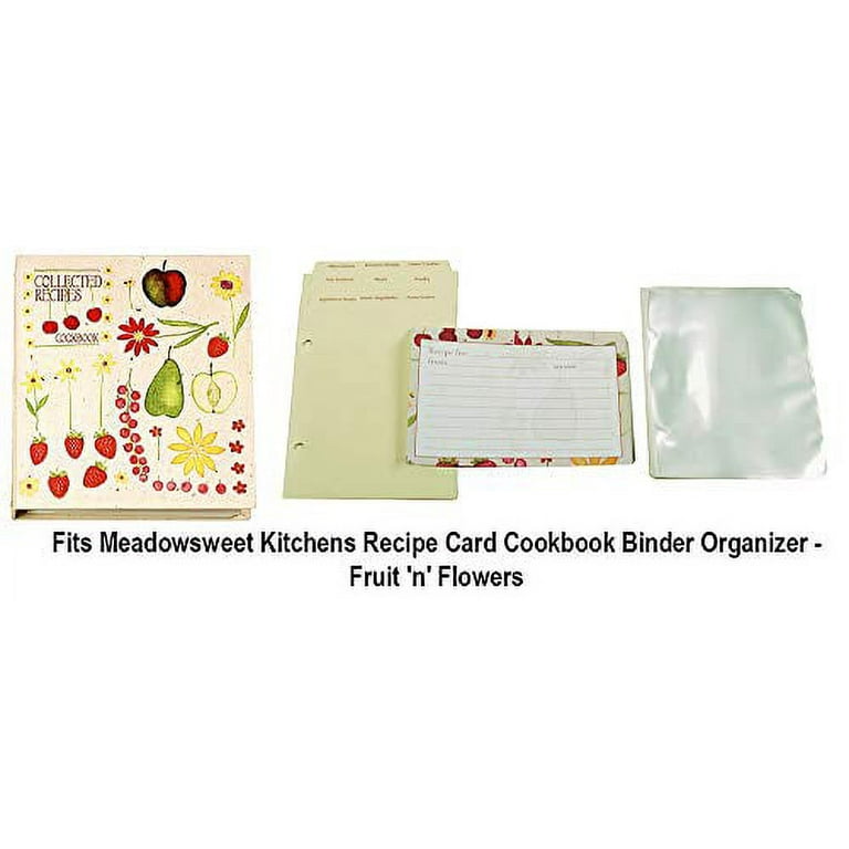 recipe card plastic sleeves Recipe Card Plastic Sleeve Protectors for Recipe Card Cookbooks from  Meadowsweet Kitchens