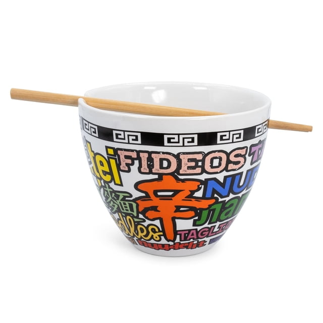 Juego de vajilla Boom Trendz Bowl Bop Noodle Collage Ceramic