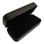 GATYZGEAR Black Large Rectangular Glasses Case with Velvet Interior