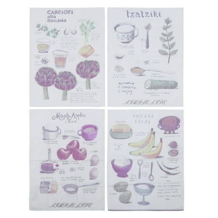 

4pcs European Style Table Napkin Table Place Mats Decoration for Kitchen Dining Restaurant Background Prop