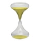 thumbnail image 4 of Reloj de arena con temporizador, reloj de arena, decoración artesanal, 30 minutos, temporizador de reloj de arena con gotas de cristal, reloj de arena Amarillo, 4 of 9