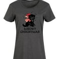 thumbnail image 3 of Instant Message - Christmas - Vintage Meowy Christmas Kitty - Women's Any Way Dress, 3 of 6