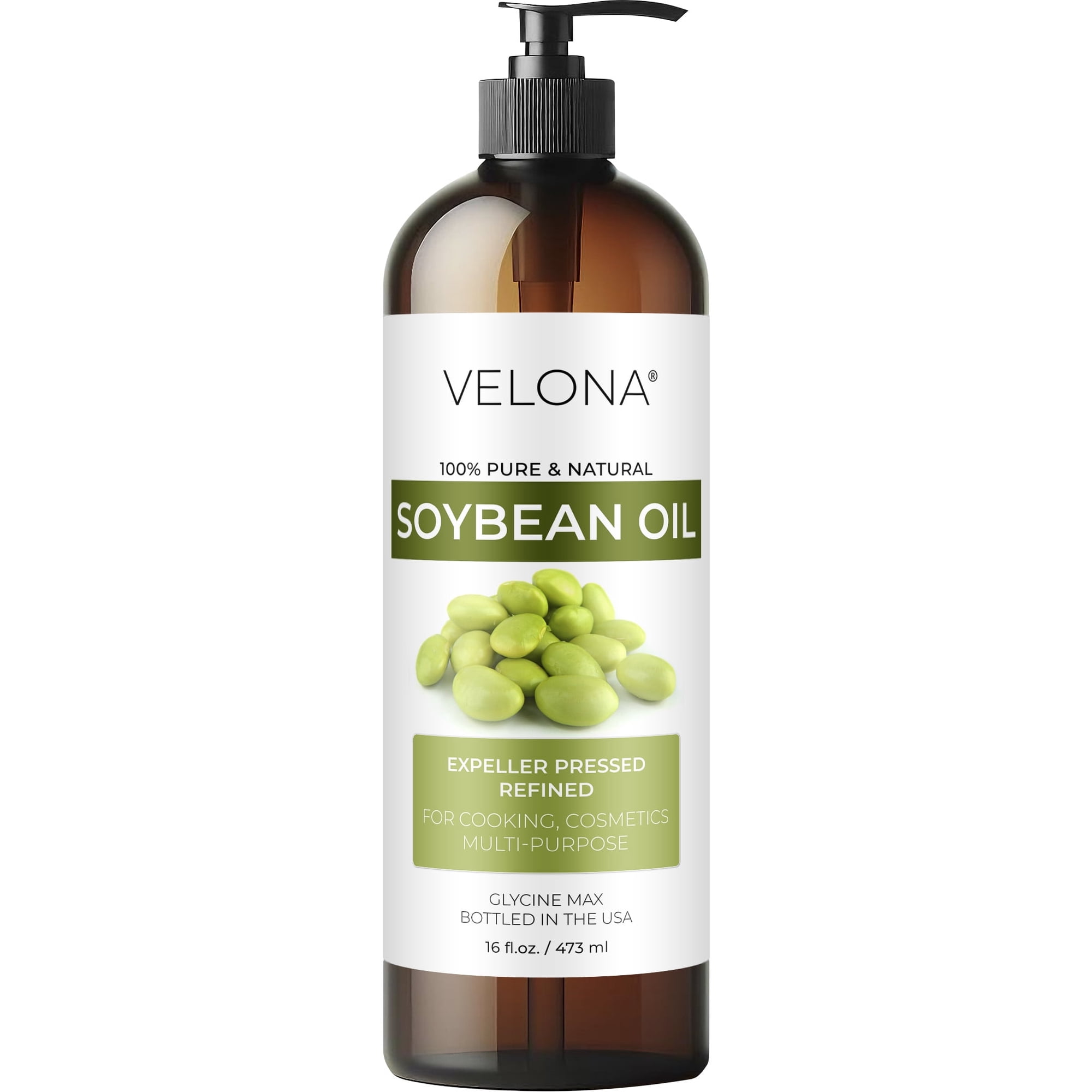 velona Soybean Oil - 16 fl oz, Expeller Pressed, Refined