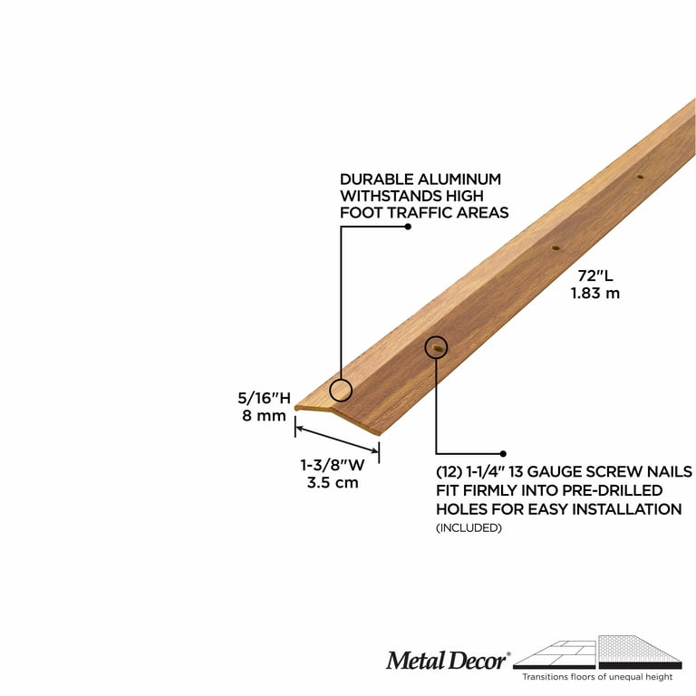 M-D Building Products® MetalDecor Oak 1-3/8 M-D Building Products® MetalDecor Oak 1-3/8