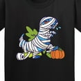 thumbnail image 4 of Inktastic Halloween Dinosaur Mummy Youth T-Shirt, 4 of 5