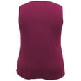 thumbnail image 2 of Women's Crew Neck Ruffle Tank, 2 of 4