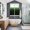 Green Black, variant on St. Patrick's Day Kitchen Curtains Window Panels, Spring Lucky Shamrocks Rustic Leaves Insulated Window Treatment Curtain, Grommet Curtains for Bedroom/Living Room/Bathroom, 2 Piece 52"Wx63"L