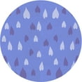 thumbnail image 1 of Ahgly Company Indoor Round Patterned Sky Blue Dress Blue Area Rugs, 6' Round, 1 of 6