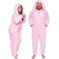 thumbnail image 1 of ¡Onesie Funziez! Disfraz ajustado de sherpa para adultos, 1 of 4