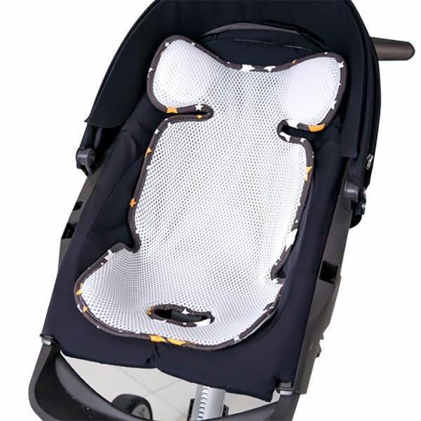 Navy star 3D air mesh seat cushion pad liner for infant stroller and car seat 