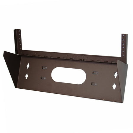 

Hinged Vertical Wall Mount Bracket 2U 19 x 5 D Black