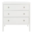thumbnail image 5 of SAFAVIEH Tegan Contemporary Style 3 Drawer Chest, White (34.5 in. W x 18 in. D x 36 in. H), 5 of 16