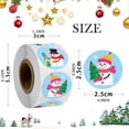 thumbnail image 4 of Christmas DecorationsStickersRoll Gift Sticker Holiday Pack Gift Christmas Decorating 500 Christmas Posts Home DecorHousehold stickers, 4 of 6