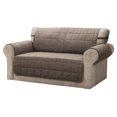thumbnail image 2 of Innovative Textile Solutions 1-Piece Tyler XL Sofa Furniture Cover Slipcover, Brown, 2 of 9