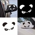 thumbnail image 2 of Labymos 2pcs Reflective Hi Panda Rearview Mirror Car Body Styling Sticker Removable Waterproof, 2 of 7