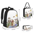 thumbnail image 2 of Balery Herbs and Wildflowers Mochila escolar 3 en 1 para niños: mochila resistente con lonchera térmica y estuche para lápices. Mochila escolar para niños y niñas., 2 of 7