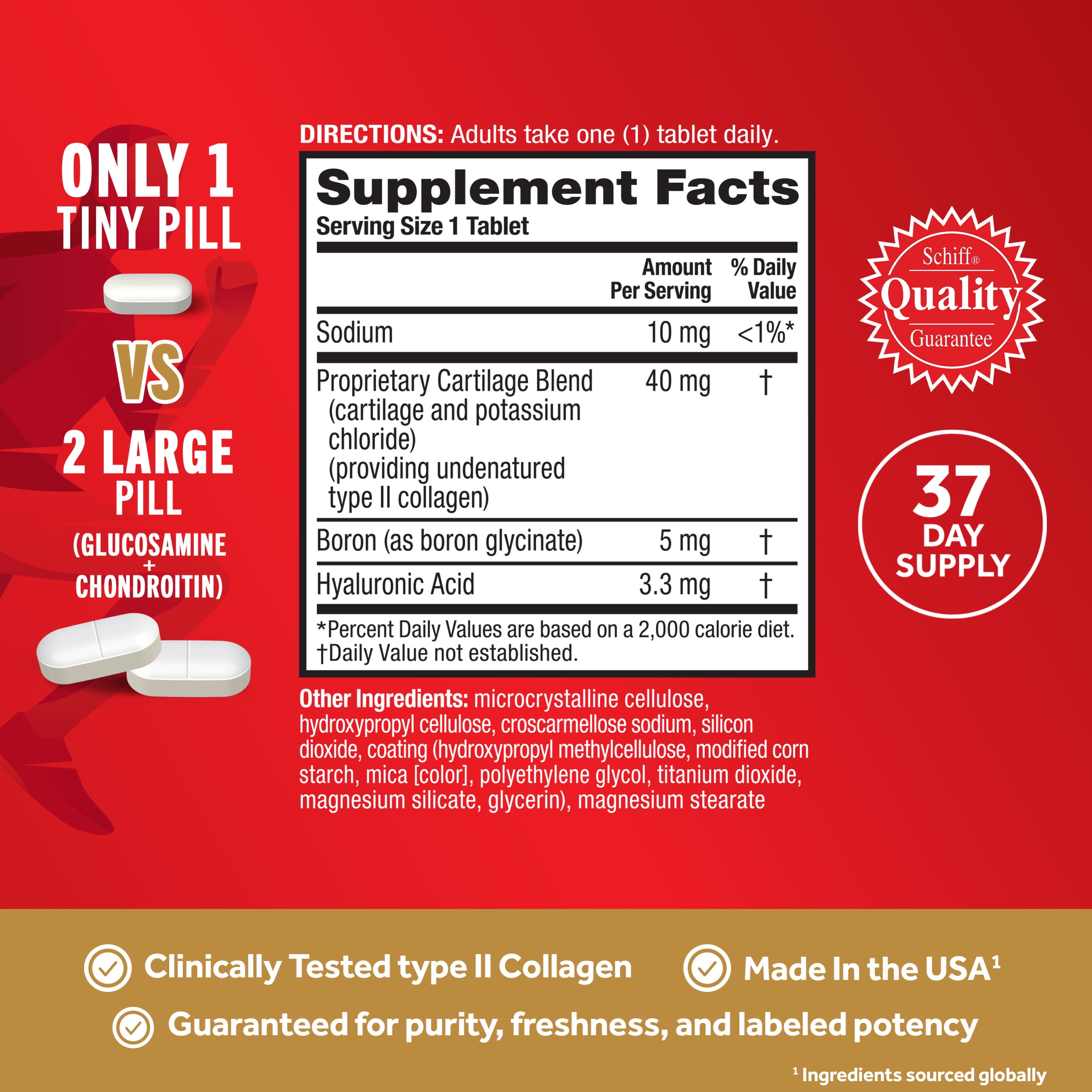 Move Free Ultra Triple Action, 37 Tablets