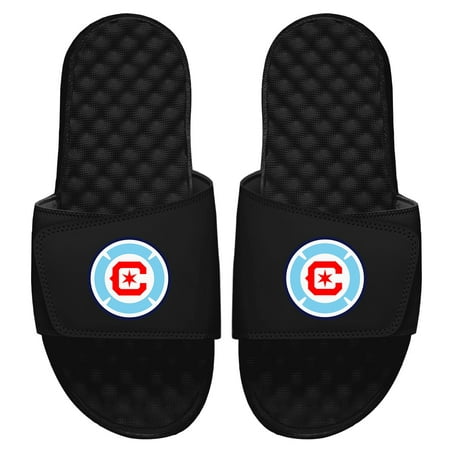 

Men s ISlide Black Chicago Fire Primary Logo Slide Sandals
