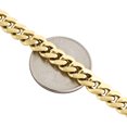 thumbnail image 4 of 10K Yellow Gold Solid Miami Cuban Link Chain 7mm Box Clasp Necklace 22 Inch, 4 of 5