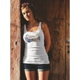 thumbnail image 2 of Flower Power Hippie Design Tank Women -Image by Shutterstock, Female x-Large, 2 of 4