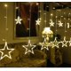 thumbnail image 4 of Cortina De 12 Estrellas Luces De Cadena Estrelladas Led, Luces De Cortina De Ventana con 8 Modos Intermitentes Decoración para Navidad, Boda, Fiesta, Hogar, Patio, Césped, Guerra, 4 of 5