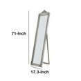 thumbnail image 3 of BenJara Cecilia Full Length Standing Mirror with Decorative Design, Black-Color:Silver,Size:71", 3 of 5