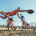 thumbnail image 3 of OULII 2Pcs Inflatable Rugby Ball Coffee Color for Cosplay Outdoor Training and Hand Eye Coordination, 3 of 8